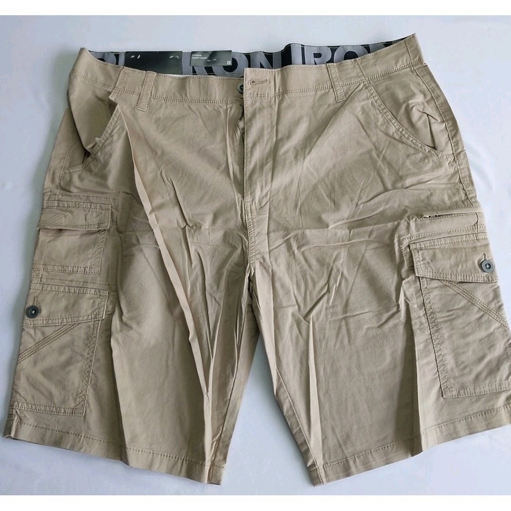 IRON CO. Men's Stretch Twill Cargo Shorts Size 40‎